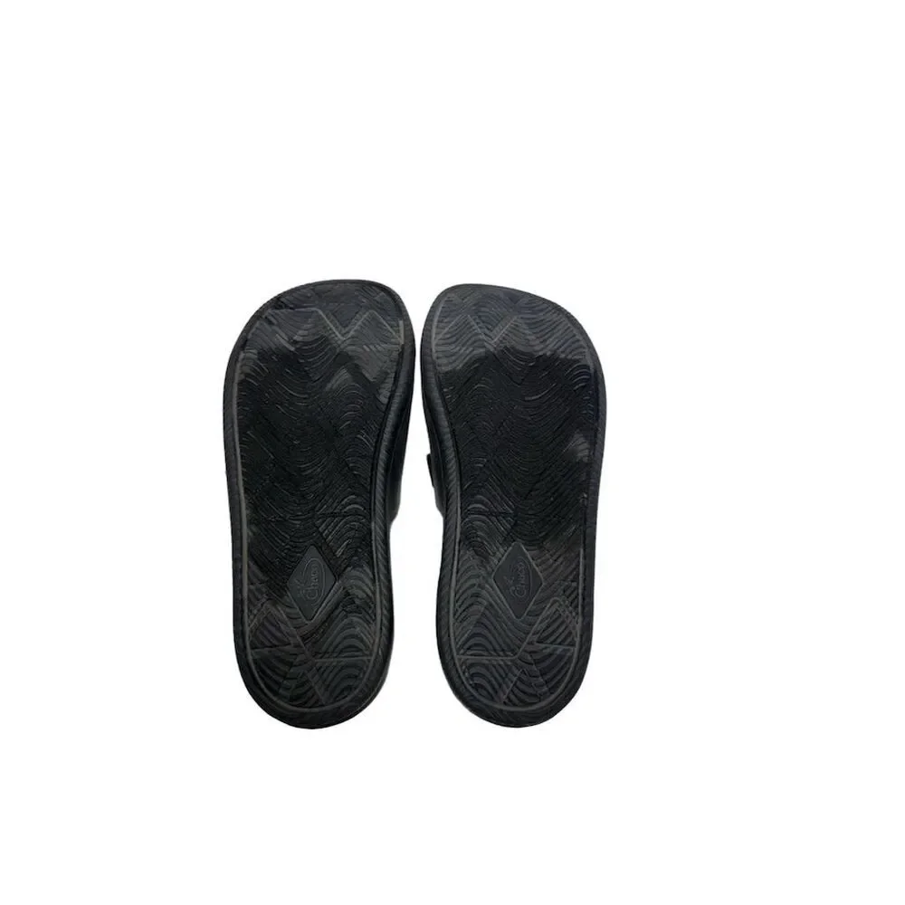 Chaco Chillos Kids Slide Sandals Black Kids Size 5